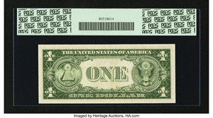 image for: Fr. 1616* $1 1935G No Motto Silver Certificate. PCGS Gem New 65PPQ....