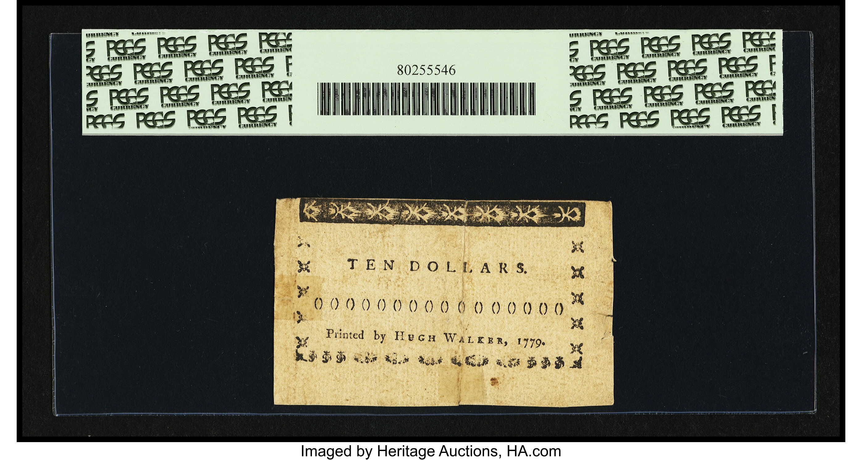 image for: North Carolina May 15, 1779 $10 PCGS Apparent Extremely Fine 40....