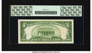 image for: Fr. 1951-F $5 1928A Federal Reserve Note. PCGS Very Fine 35PPQ....