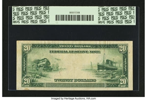 image for: Fr. 966 $20 1914 Federal Reserve Note PCGS Very Fine 25....