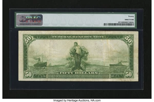 image for: Fr. 1071 $50 1914 Federal Reserve Note PMG Very Fine 20....