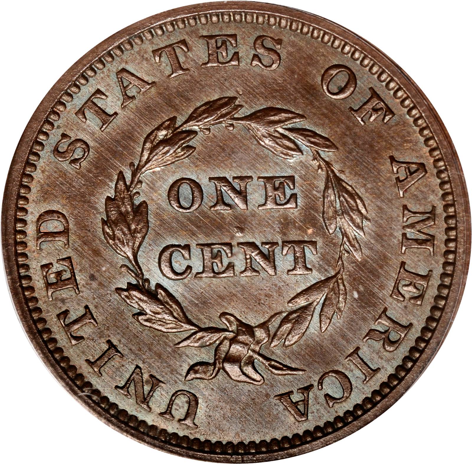image for: 1855 Pattern Flying Eagle Cent. Judd-173, Pollock-198. Rarity-7-. Proof-64 BN (PCGS). Eagle Eye Photo Seal.