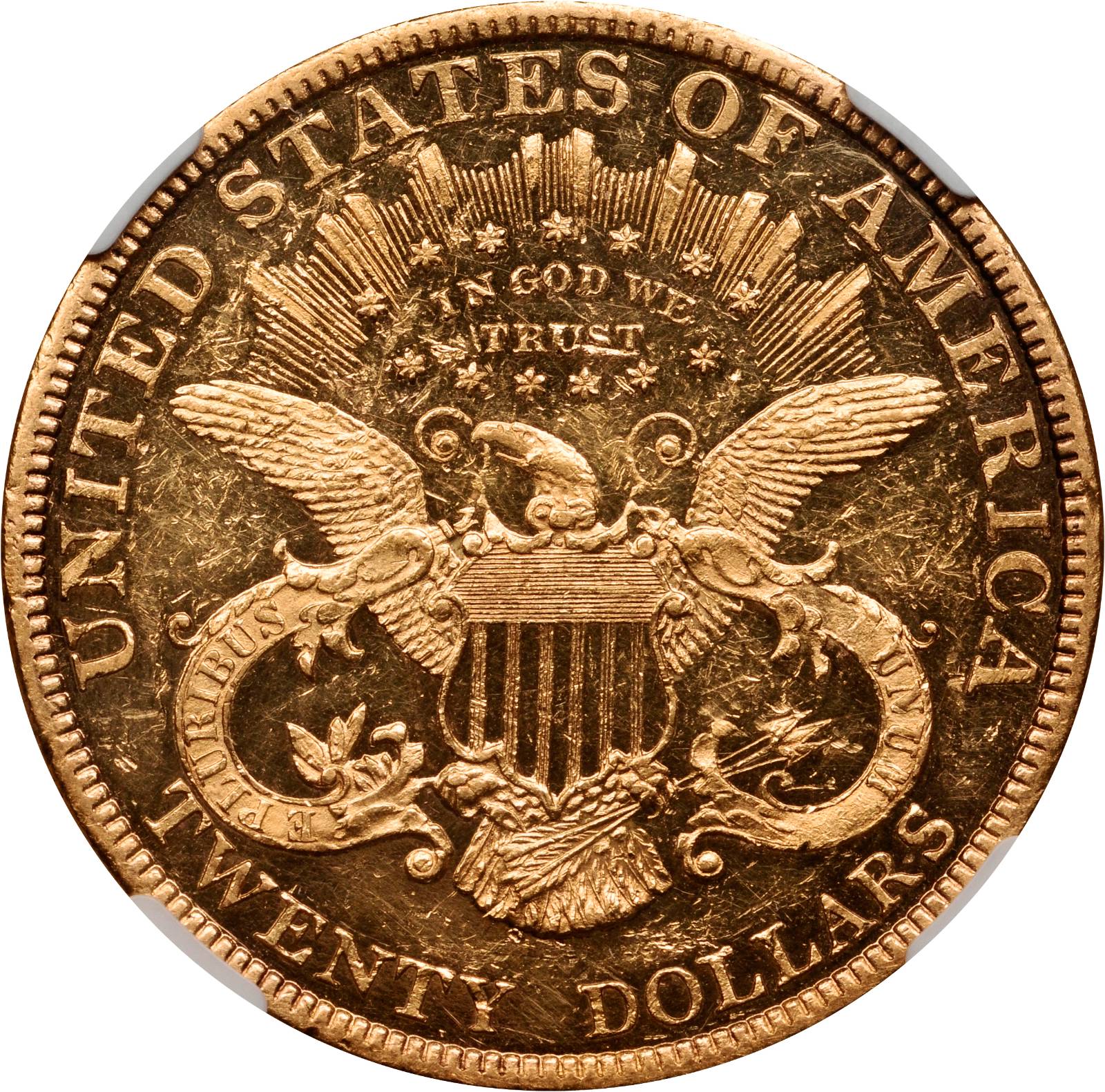 image for: 1882 Liberty Double Eagle. Proof-58 Cameo (NGC).