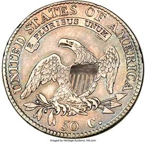image for: 1812/1 50C Large 8 Genuine PCGS. O-101a, Low R.5....