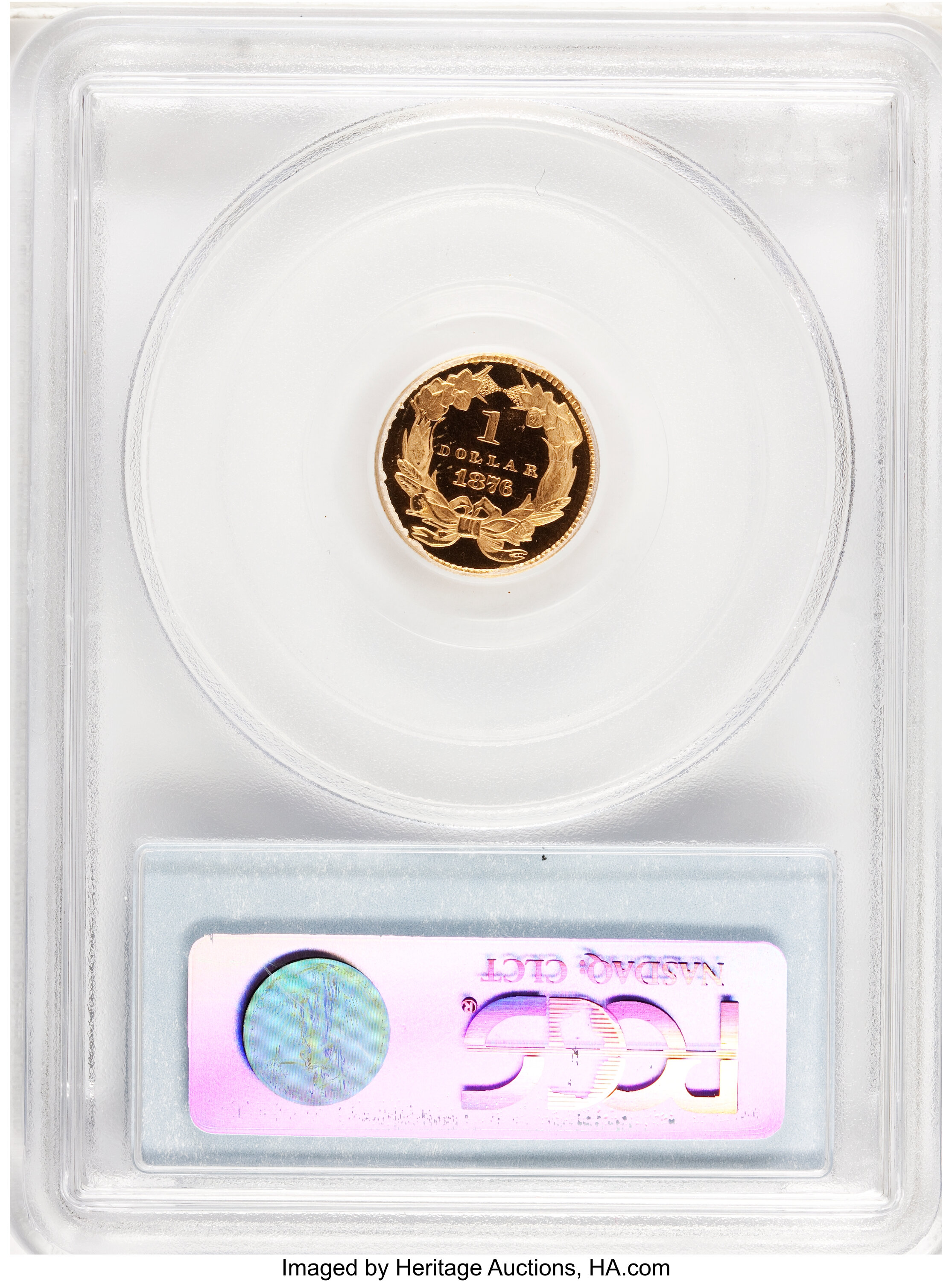 image for: 1876 G$1 PR67 Deep Cameo PCGS....
