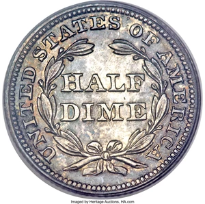 image for: 1854 H10C Arrows PR63 PCGS....