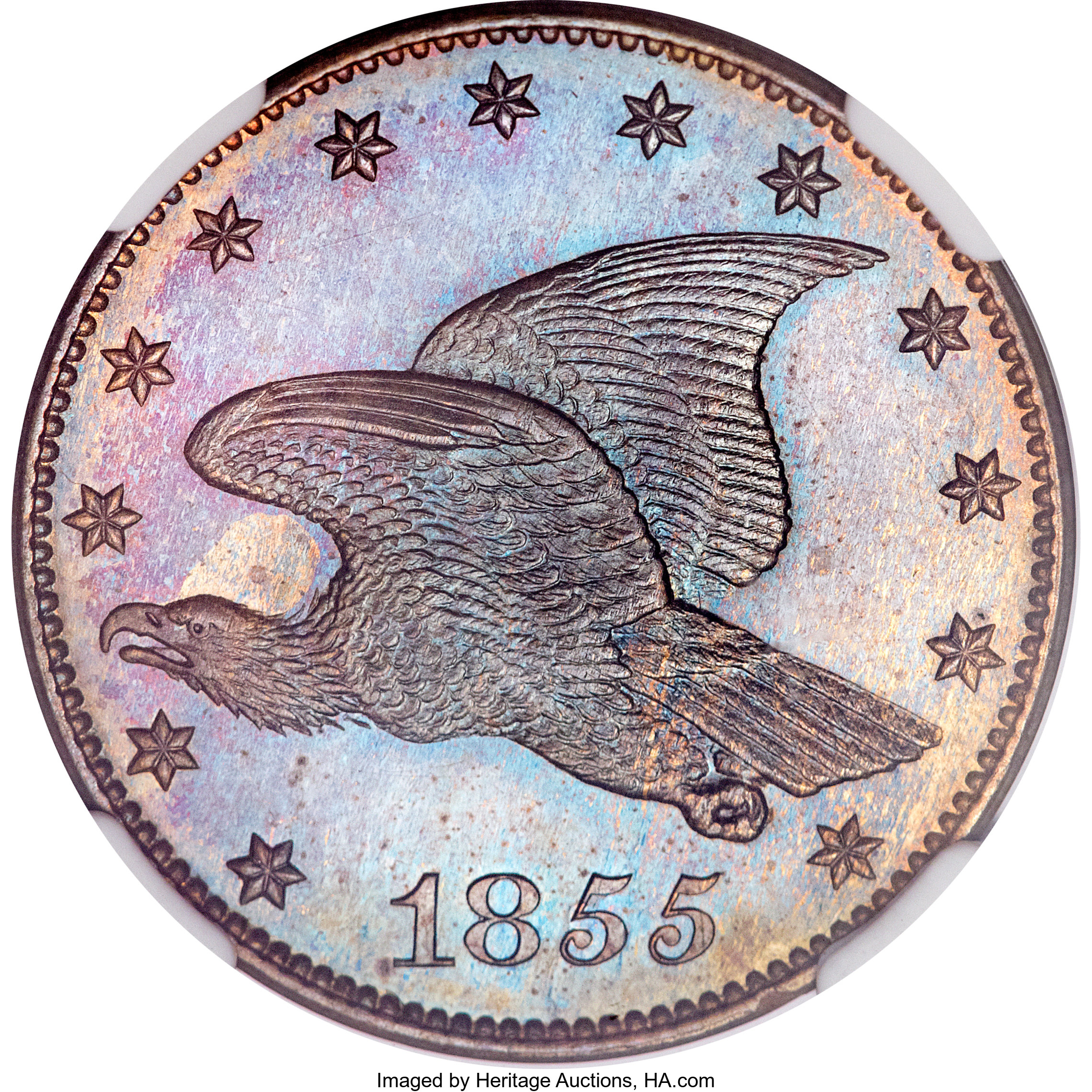 1855 P1c Copper, J-173 PR BN