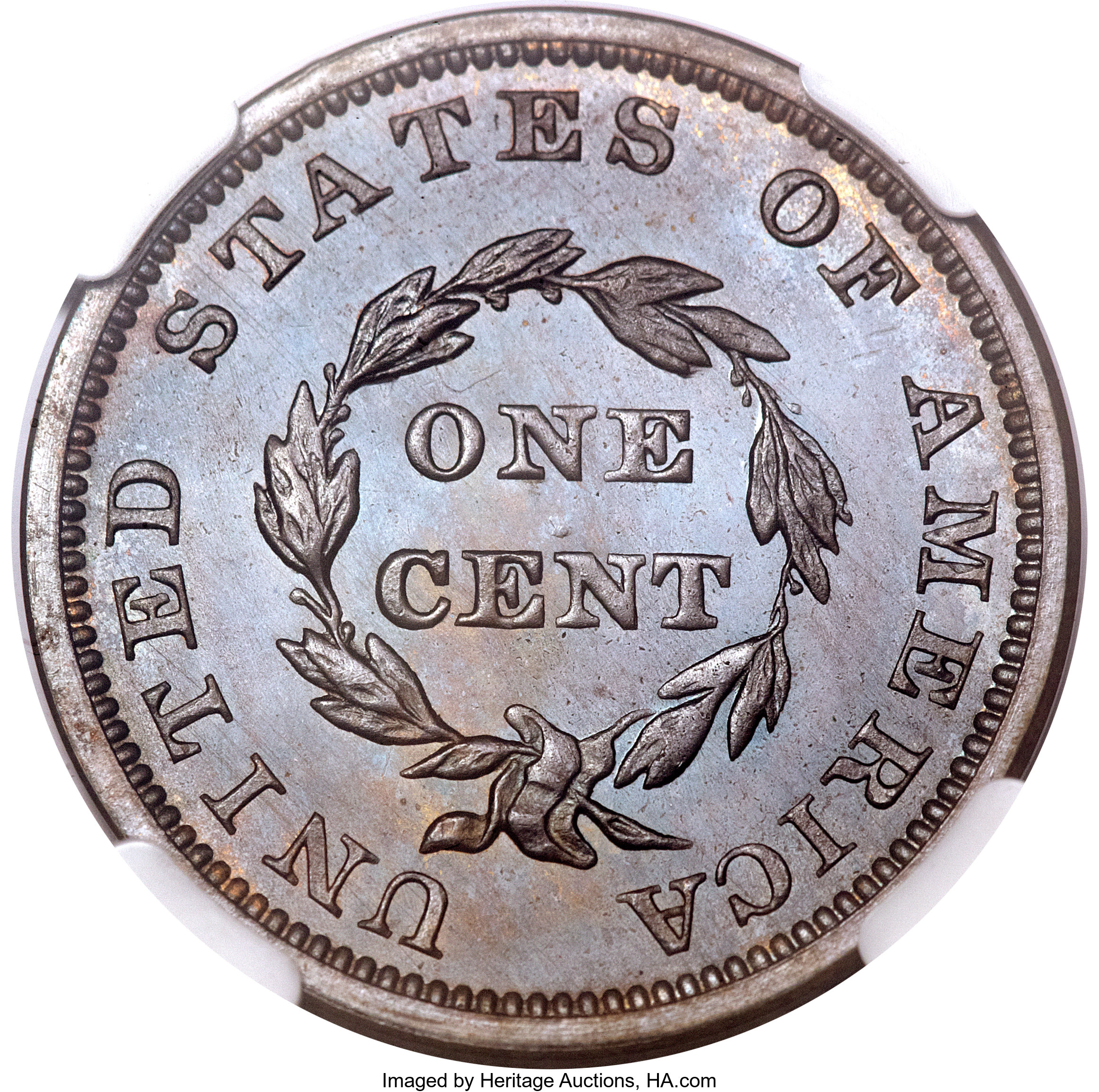 image for: 1855 P1C Flying Eagle Cent, Judd-173, Pollock-198, Low R.7, PR66 Brown NGC....