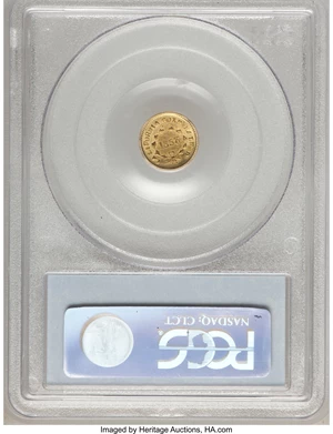 image for: 1853 50C Liberty Round 50 Cents, BG-418, Low R.7, MS64 PCGS....