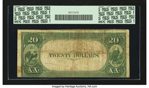 image for: Chandler, OK - $20 1882 Value Back Fr. 583 The First NB Ch. # (W)5354...