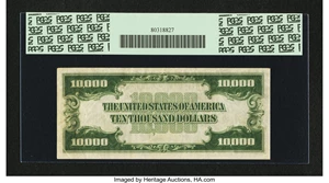 image for: Fr. 2231-A $10000 1934 Federal Reserve Note. PCGS Extremely Fine 45....