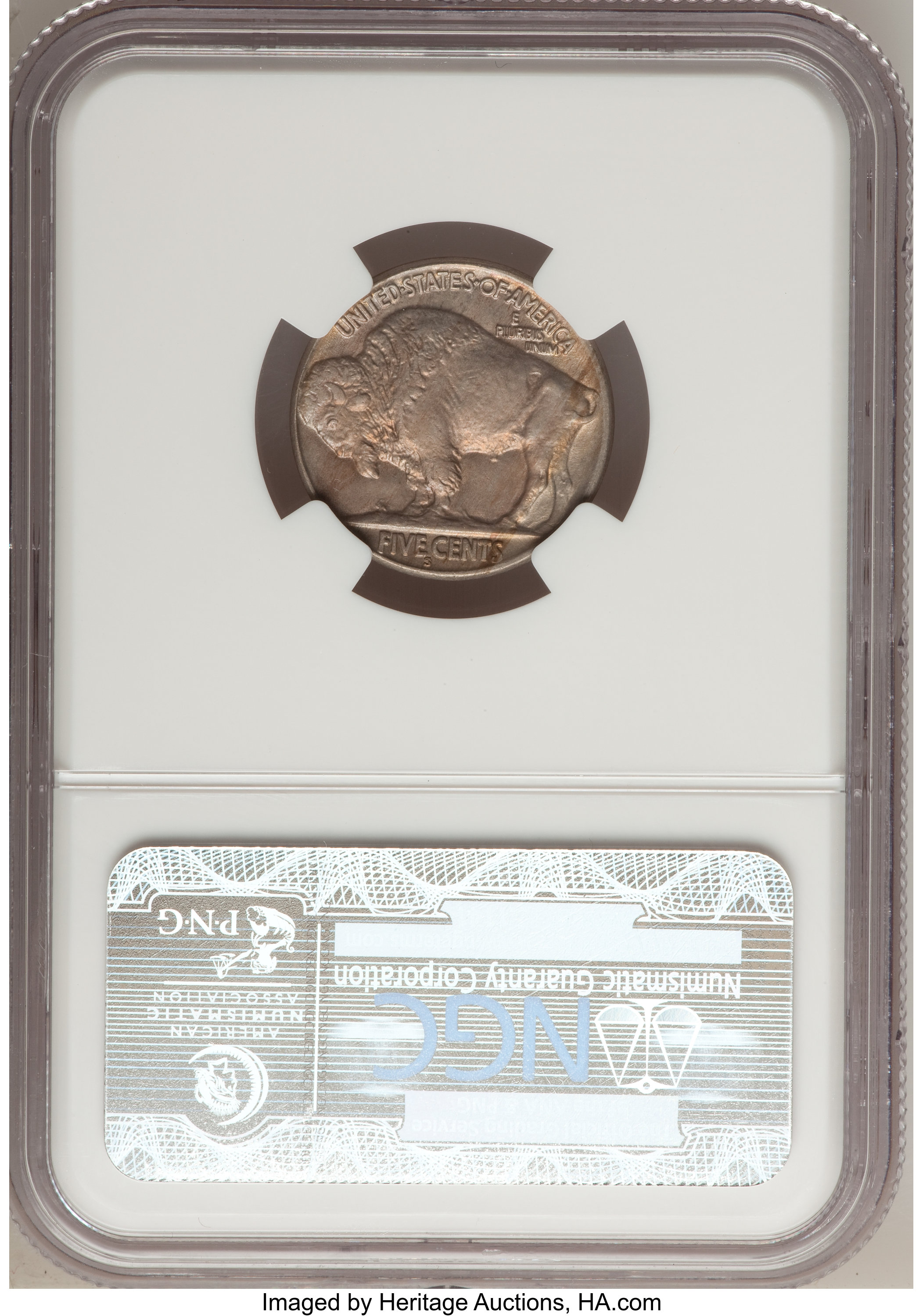 1921-S 5c MS60 CAC thumbnail 2