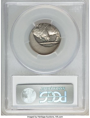 image for: Undated 5C Type Two, Buffalo Nickel -- Struck 40% Off Center -- MS63 PCGS....