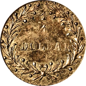 image for: "1852" Round 25 Cents. BG-891. Rarity-5-. Indian Head. MS-65 (PCGS).