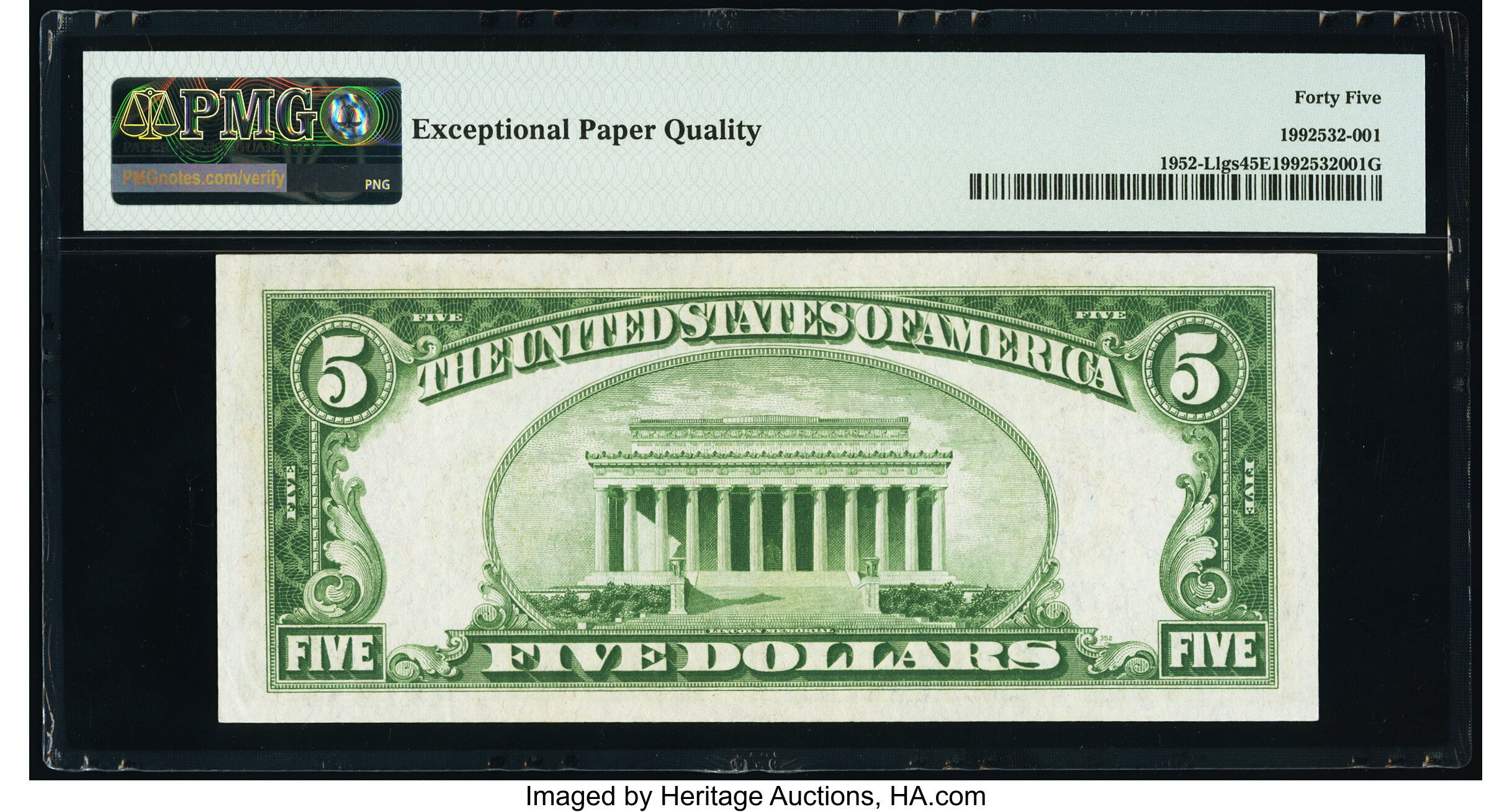 image for: Fr. 1952-L $5 1928B Federal Reserve Note. PMG Choice Extremely Fine 45 EPQ....