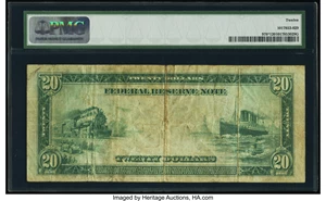 image for: Fr. 978* $20 1914 Federal Reserve Star Note PMG Fine 12....