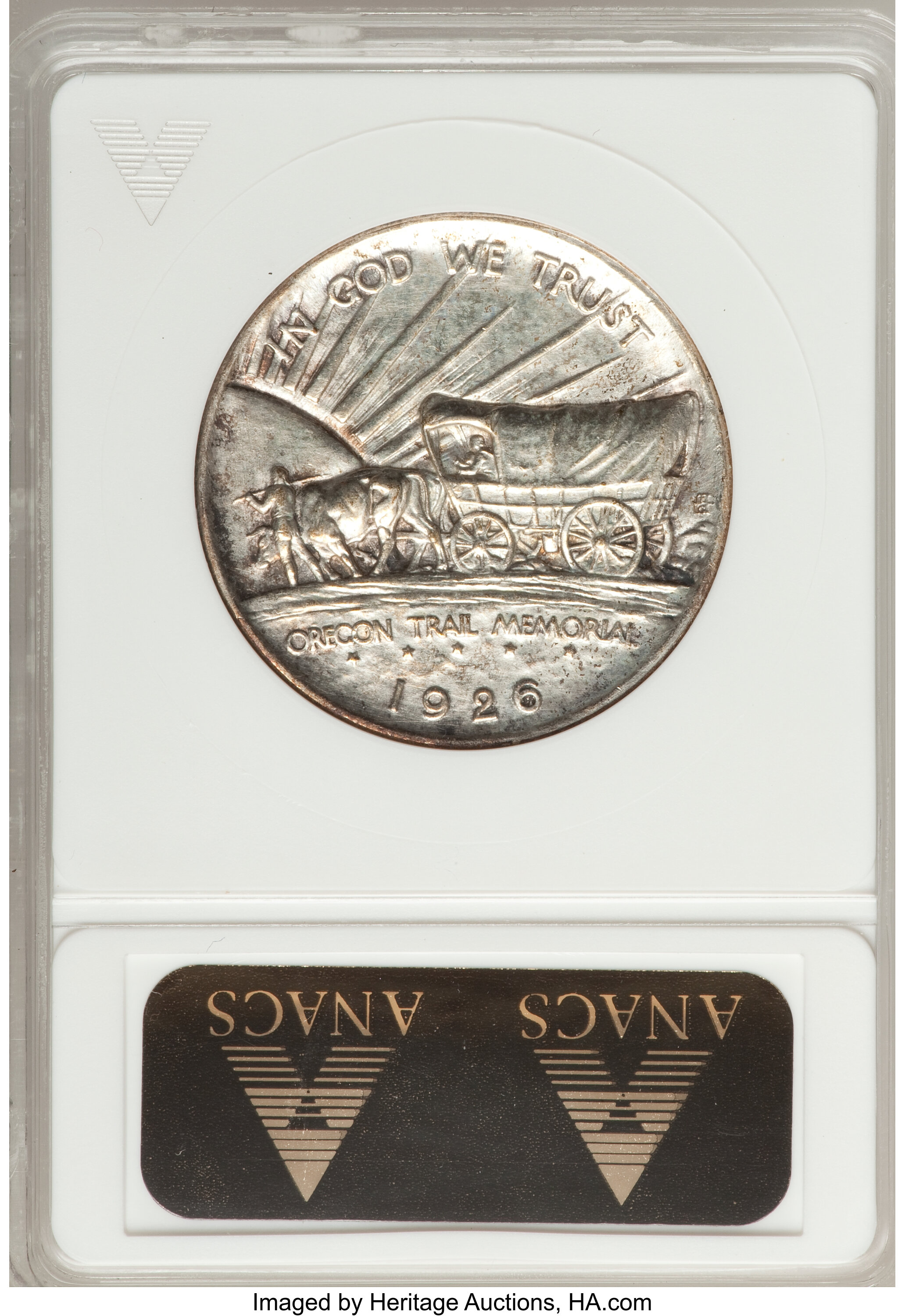 1926-S 50c Oregon Trail AU50 thumbnail 4