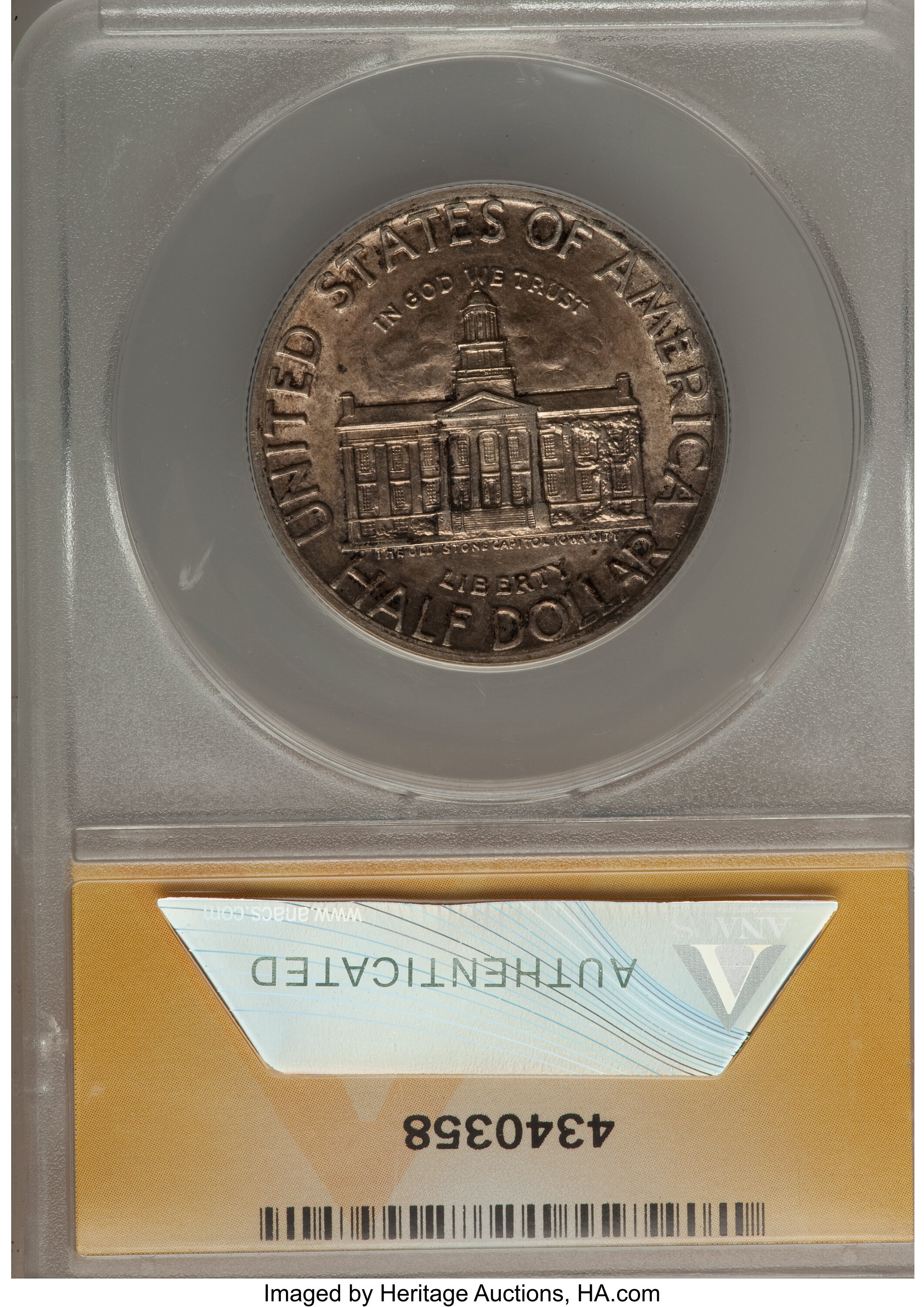 1946 50c Iowa XF40 CAC thumbnail 8