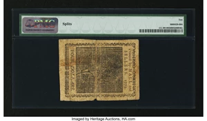 image for: Continental Currency January 14, 1779 $4 PMG Very Good 10....