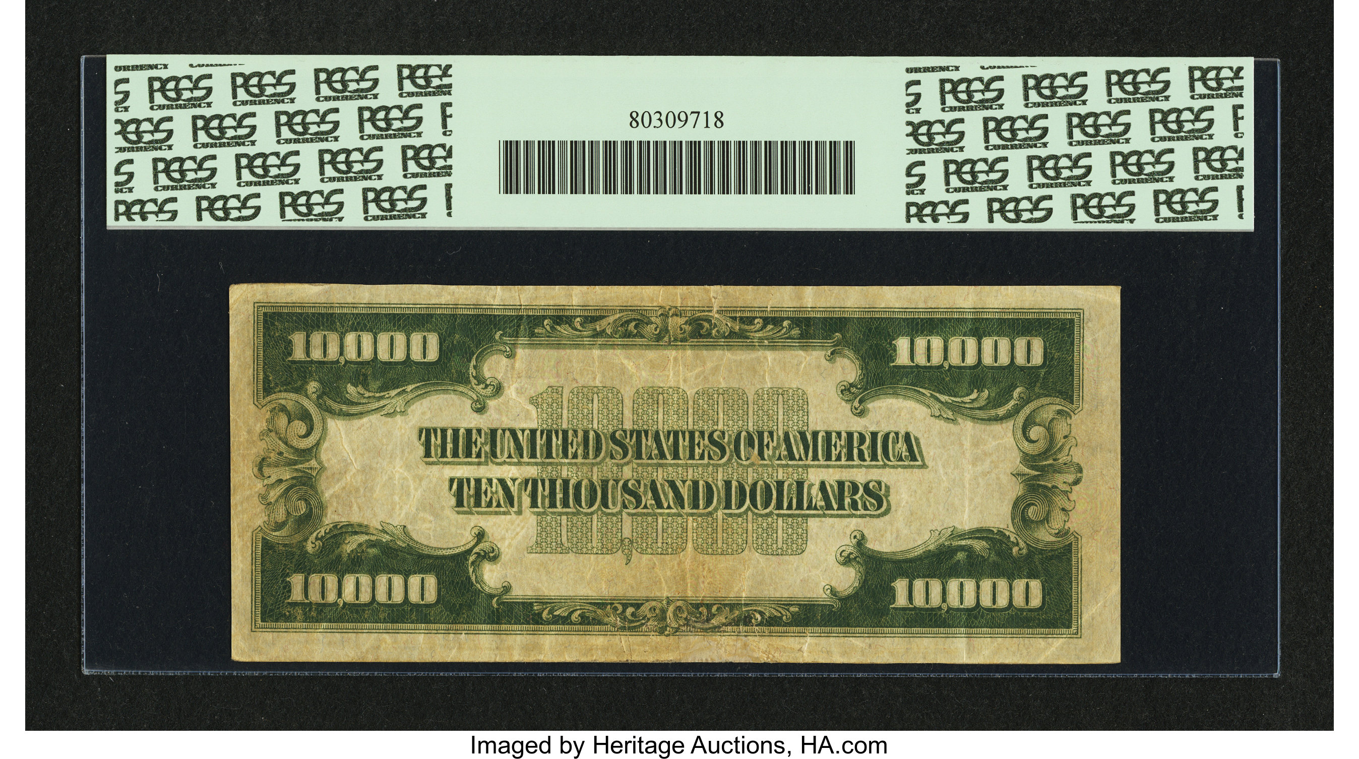 image for: Fr. 2231-K $10000 1934 Federal Reserve Note. PCGS Apparent Very Fine 25....