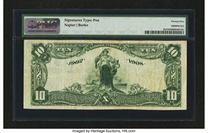 image for: Tropico, CA - $10 1902 Date Back Fr. 622 The First NB Ch. # (P)10412...
