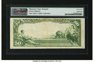 image for: Bryan, OH - $50 1902 Plain Back Fr. 675 The First NB Ch. # 237...