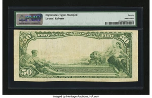 image for: Waco, TX - $50 1902 Plain Back Fr. 675 The Citizens NB Ch. # 3135...