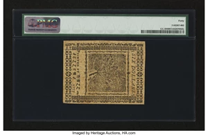 image for: Continental Currency February 26, 1777 $6 PMG Extremely Fine 40....