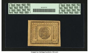 image for: Maryland August 14, 1776 $8 PCGS Very Fine 35....