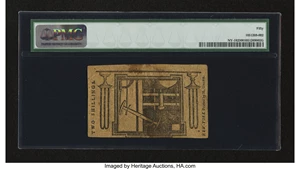 image for: New York January 6, 1776 (Water Works) 2s PMG About Uncirculated 50....