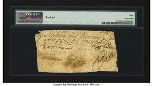 image for: North Carolina April 4, 1748 30s PMG Very Good 8 Net....