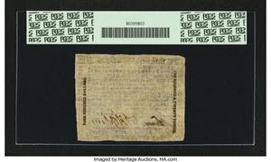 image for: Virginia October 16, 1780 $400 PCGS Very Fine 35....