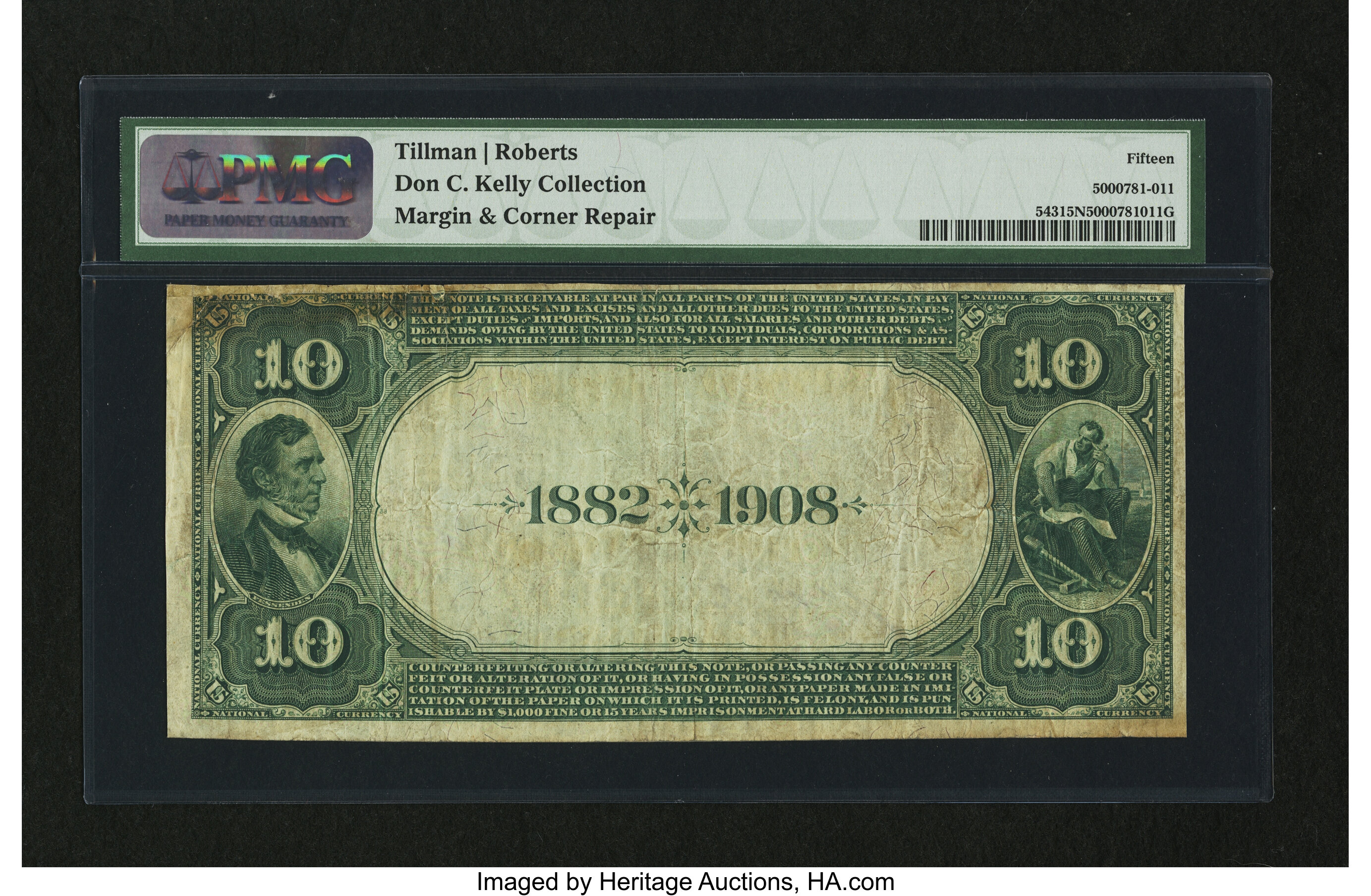 image for: East Liverpool, OH - $10 1882 Date Back Fr. 543 The Citizens NB Ch. # (M)5098...