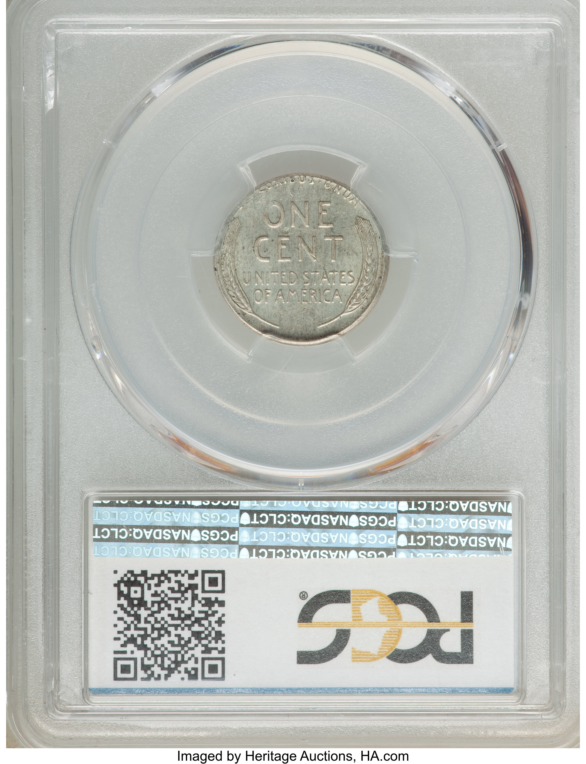 1956-D 1c MS RD MS63 RD CAC thumbnail 2