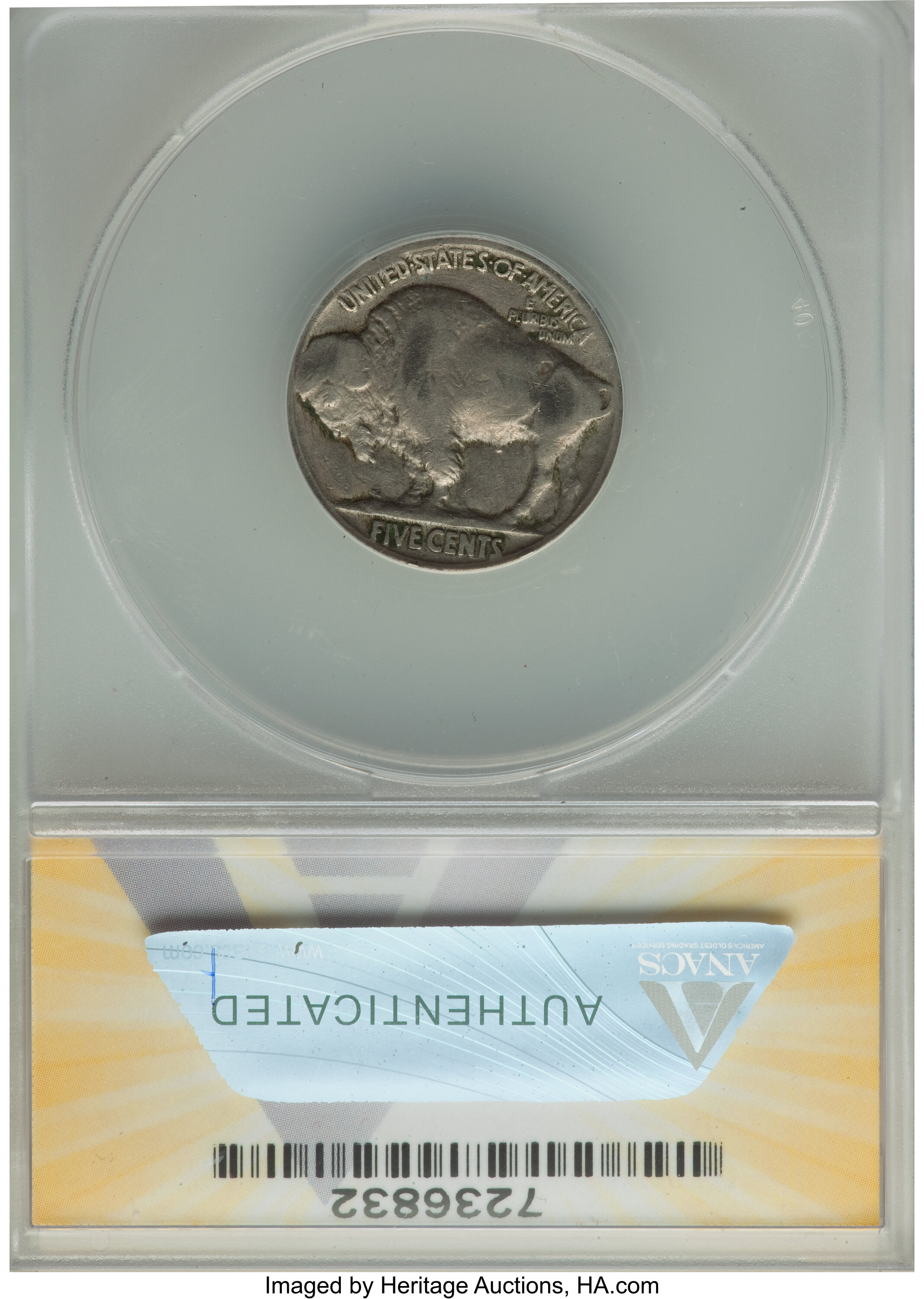 1935 5c AG3 CAC thumbnail 2