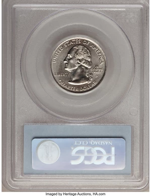 image for: 2004-P 25C Wisconsin Set, MS65 PCGS. The Set includes Wisconsin, Wisconsin Extra leaf low and Wisconsin Extra leaf high. A... (Total: 3 coins)