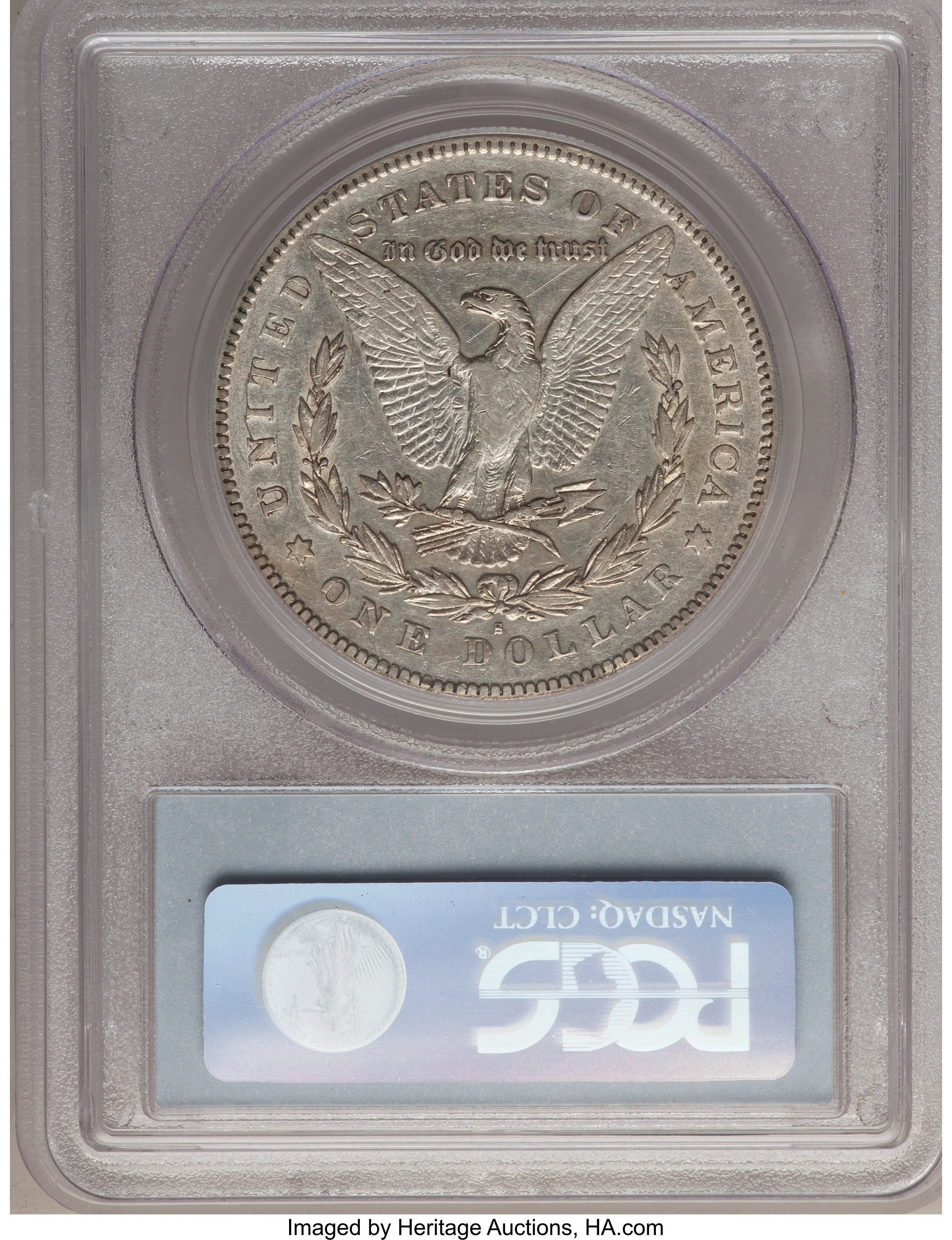 image for: 1879-S $1  Reverse of 1878 XF40 PCGS.  VAM-34. Top-100. PCGS Population (5/5). NGC Census: (0/0).   (#133861)...