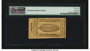 image for: New Jersey June 22, 1756 12s PMG Choice About Unc 58 EPQ....