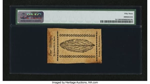 image for: New Jersey January 9, 1781 4s PMG About Uncirculated 53....
