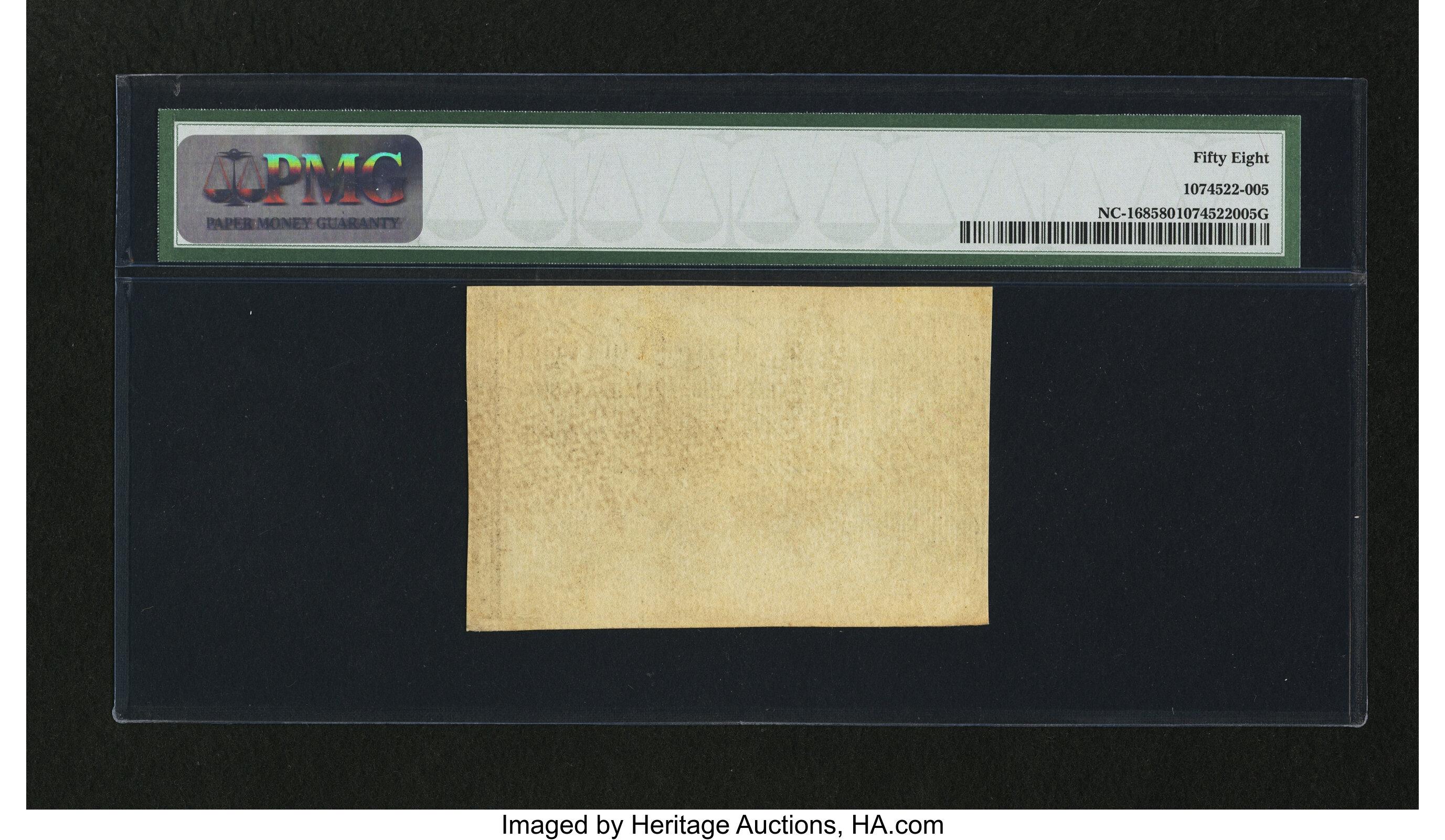 image for: North Carolina April 2, 1776 $15 Boar PMG Choice About Unc 58....