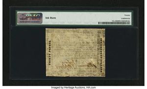 image for: Virginia October 16, 1780 $100 PMG Very Fine 20 Net....