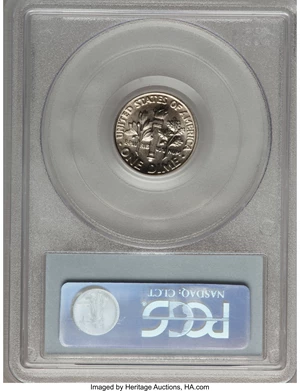 image for: 1995-P 10C MS67 Full Bands PCGS. PCGS Population (11/0). NGC Census: (10/1). Mintage: 1,125,500,032. (#85188)...