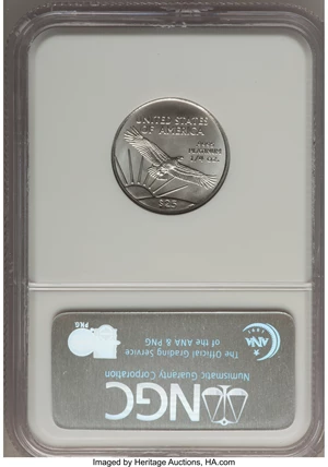 image for: 2007 $25 Quarter-Ounce American Platinum Eagle MS69 NGC. NGC Census: (0/0). PCGS Population (12/2). Numismedia Wsl. Price ...