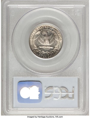 image for: 1984-D 25C MS66 PCGS. PCGS Population (74/7). NGC Census: (6/1). Mintage: 546,483,072. Numismedia Wsl. Price for problem fr...