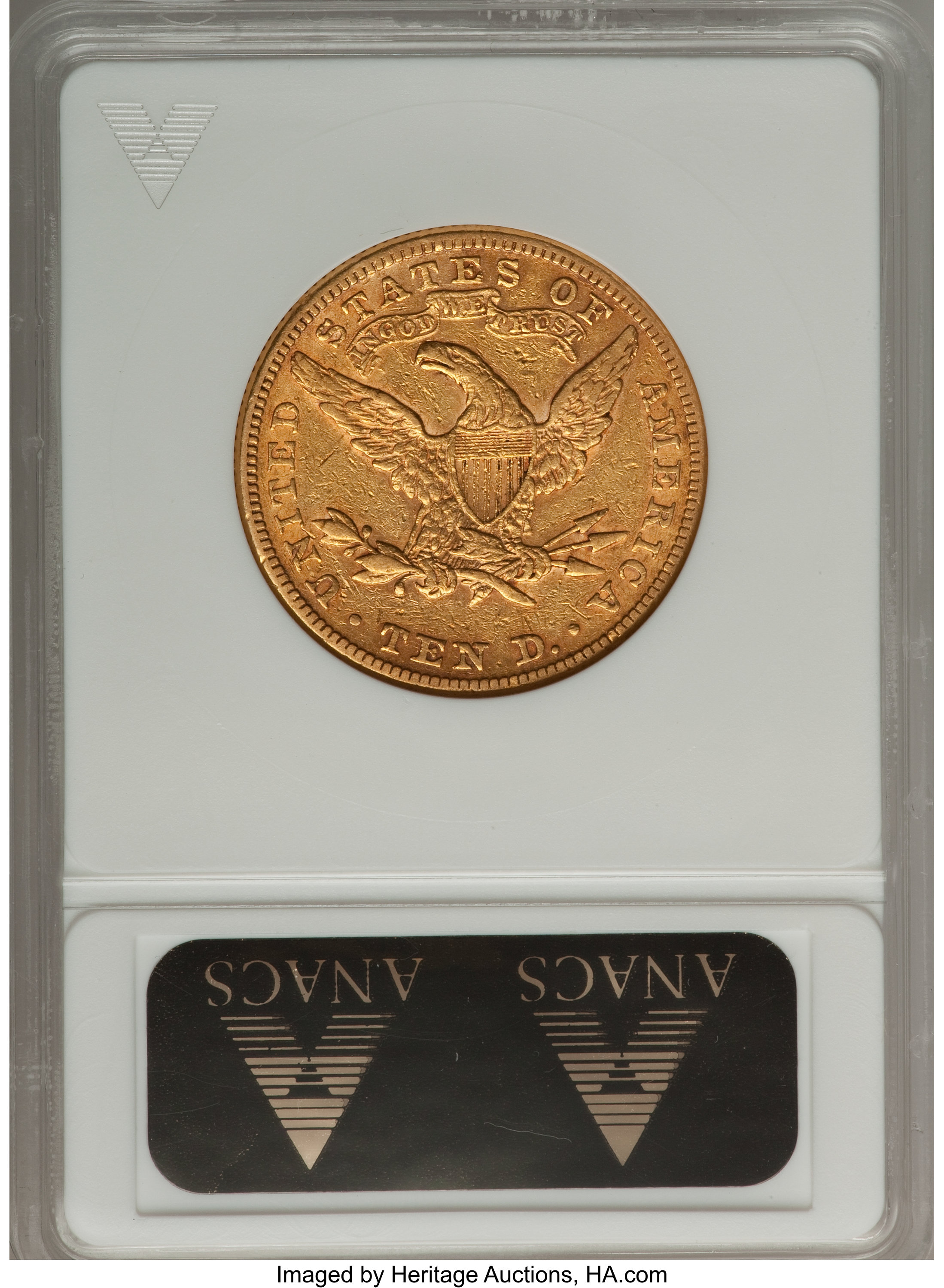 1882 $10 VG10 CAC thumbnail 8
