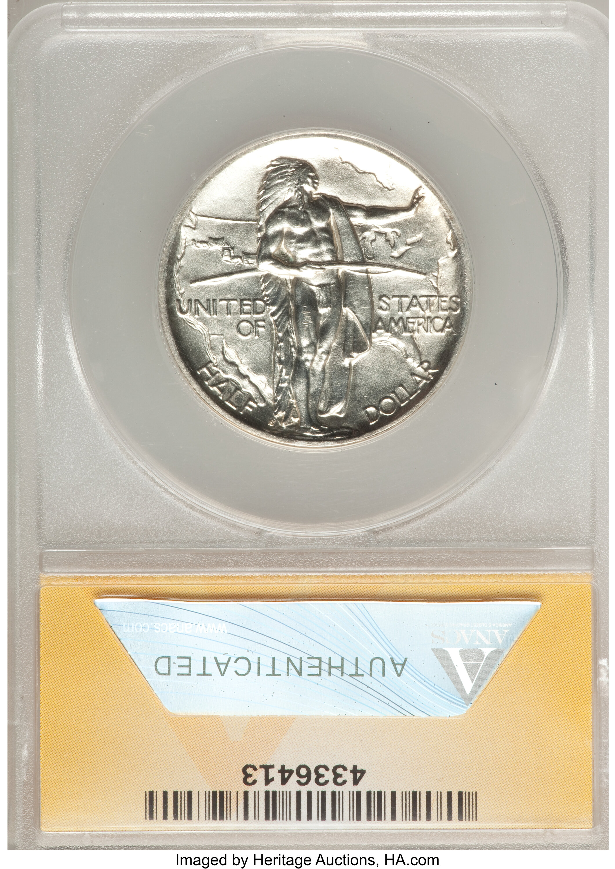 1936-S 50c Oregon Trail AU50 thumbnail 7