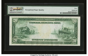 image for: Fr. 988 $20 1914 Federal Reserve Note PMG Very Fine 30 EPQ....