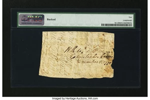 image for: North Carolina 1756 - 1757 (written dates) £5 PMG Fair 2 Net....