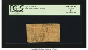 image for: New Jersey April 10, 1759 30s PCGS Apparent Very Good 08....