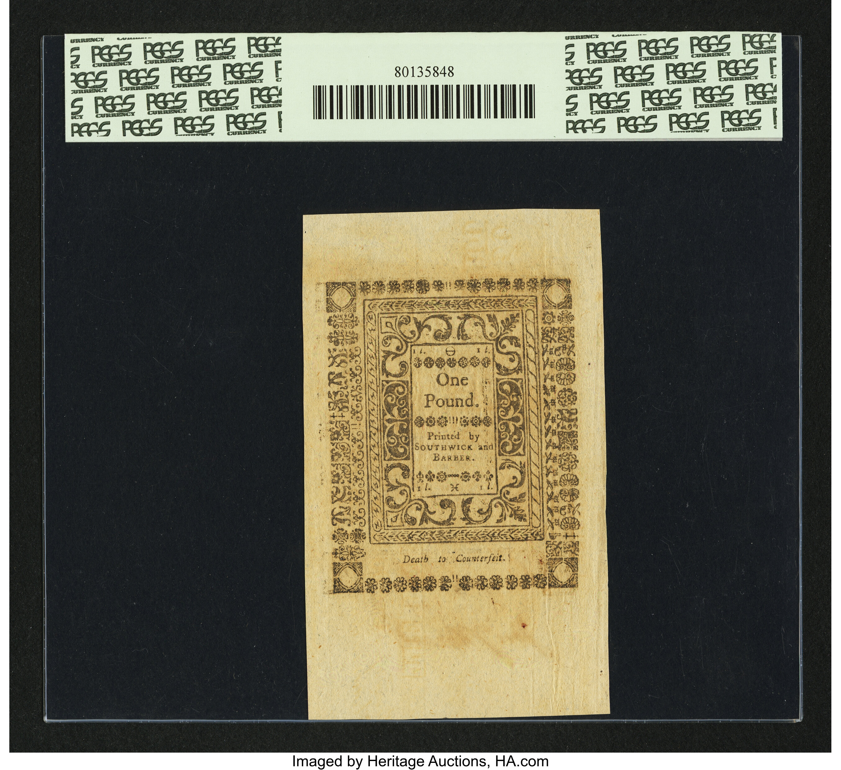 image for: Rhode Island May 1786 20s PCGS Very Choice New 64....